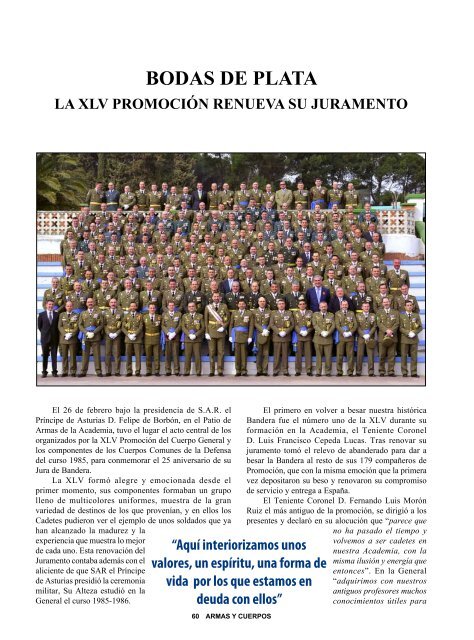 Revista Armas y Cuerpos nº 123 - Ejército de tierra - Ministerio de ...