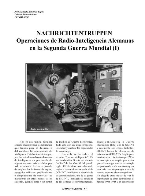 Revista Armas y Cuerpos nº 123 - Ejército de tierra - Ministerio de ...