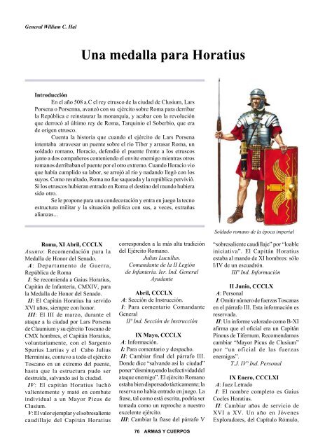 Revista Armas y Cuerpos nº 123 - Ejército de tierra - Ministerio de ...