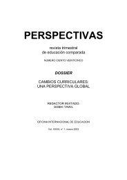 PERSPECTIVAS - International Bureau of Education - Unesco