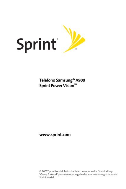 Teléfono Samsung® A900 Sprint Power Vision - Sprint Support
