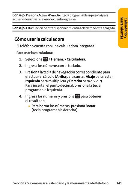 Guía para el usuario del teléfono - Sprint Support