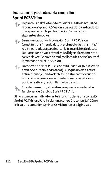 Guía para el usuario del teléfono - Sprint Support