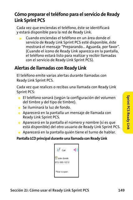 Teléfono Samsung® A640 Sprint PCS Vision® www ... - Sprint Support