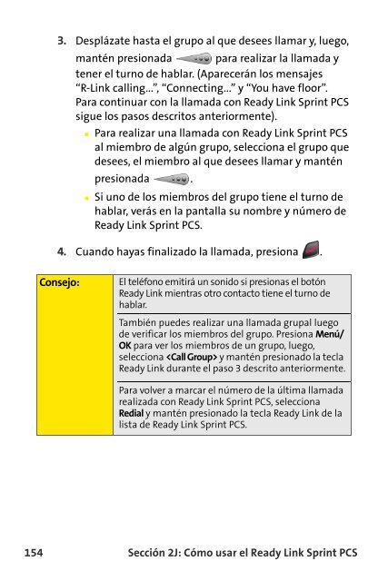 Teléfono Samsung® A640 Sprint PCS Vision® www ... - Sprint Support