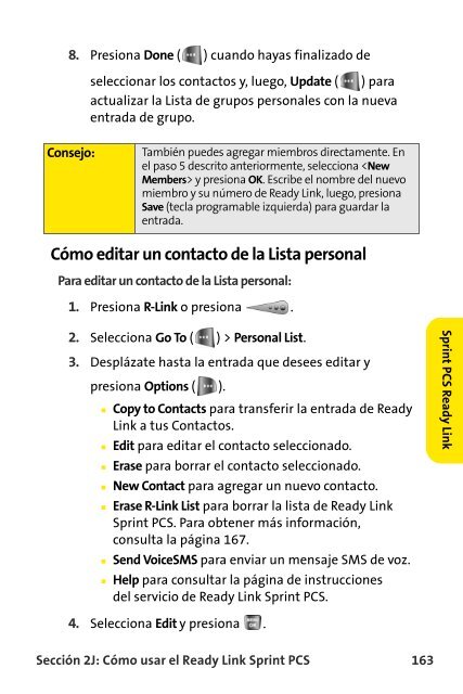 Teléfono Samsung® A640 Sprint PCS Vision® www ... - Sprint Support