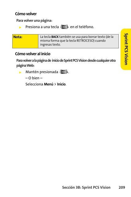 Teléfono Samsung® A640 Sprint PCS Vision® www ... - Sprint Support