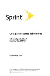 Cómo usar Contactos - Sprint Support