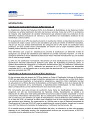 INTRODUCCIÓN Clasificación Central de Productos - Oficina ...