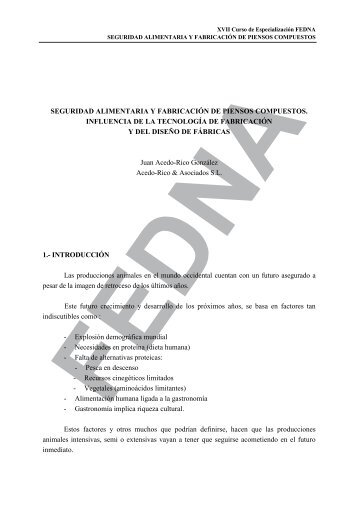 seguridad alimentaria y fabricación de piensos ... - Adiveter