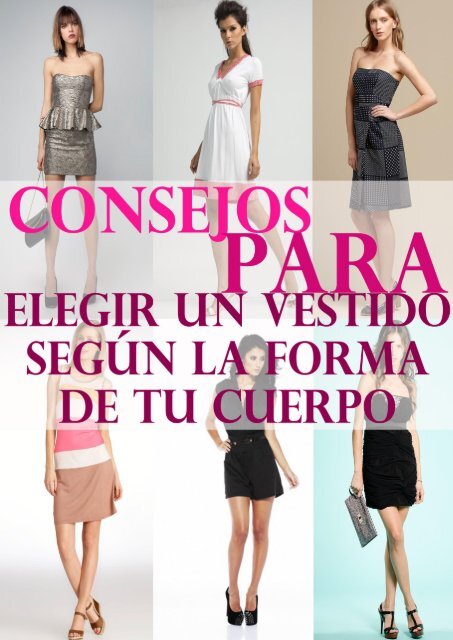 consejos para elegir un vestido según la forma de tu cuerpo