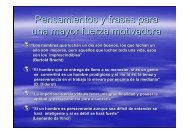 Pensamientos y frases para una mayor fuerza motivadora