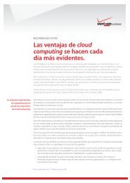 Las ventajas de cloud computing se hacen cada ... - Verizon Business
