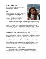 Carta a Karina - Editorial De Colores