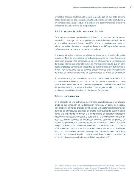 CNC - Informe sobre las relaciones entre fabricantes y distribuidores ...