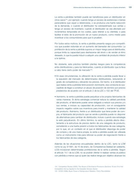 CNC - Informe sobre las relaciones entre fabricantes y distribuidores ...