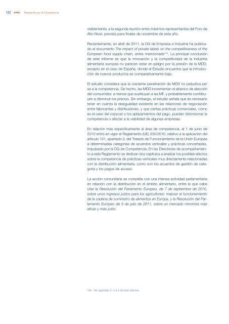 CNC - Informe sobre las relaciones entre fabricantes y distribuidores ...