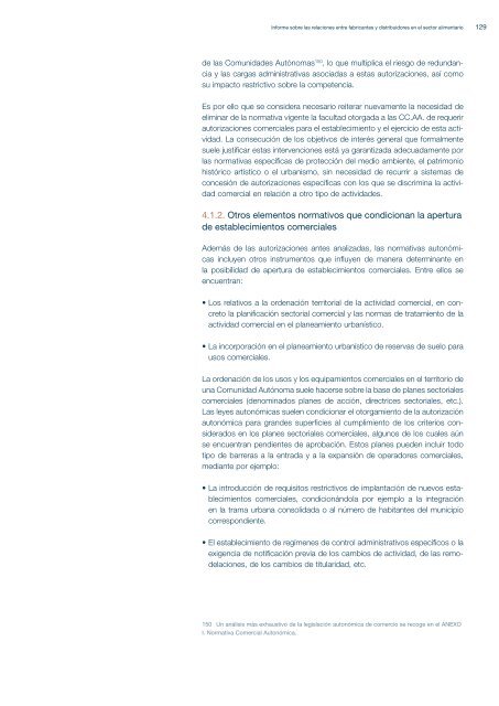 CNC - Informe sobre las relaciones entre fabricantes y distribuidores ...