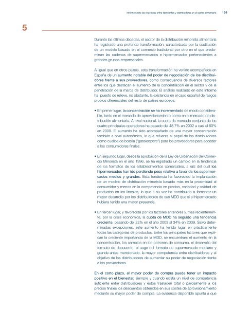 CNC - Informe sobre las relaciones entre fabricantes y distribuidores ...