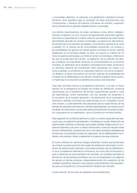 CNC - Informe sobre las relaciones entre fabricantes y distribuidores ...