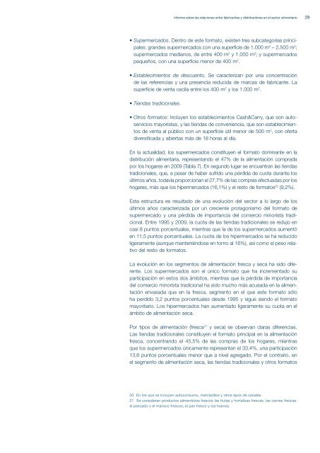 CNC - Informe sobre las relaciones entre fabricantes y distribuidores ...