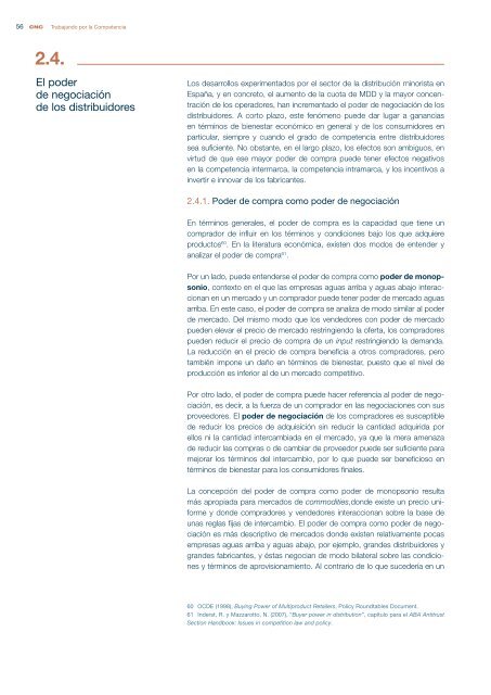 CNC - Informe sobre las relaciones entre fabricantes y distribuidores ...