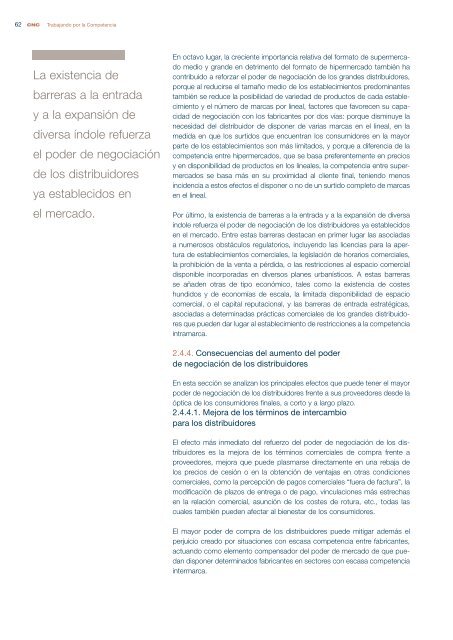 CNC - Informe sobre las relaciones entre fabricantes y distribuidores ...