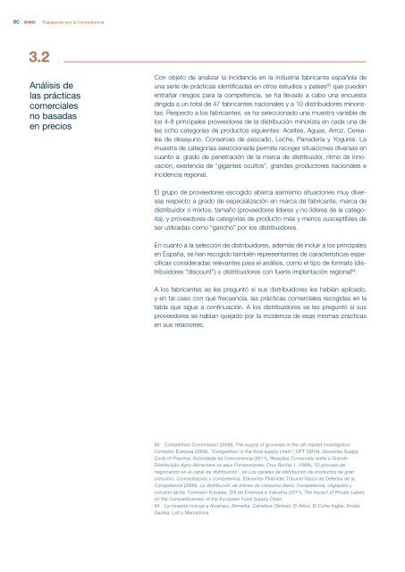 CNC - Informe sobre las relaciones entre fabricantes y distribuidores ...