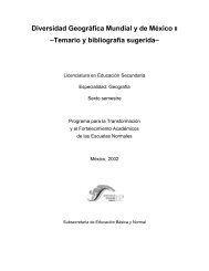 Diversidad Geográfica Mundial y de México II –Temario y ...