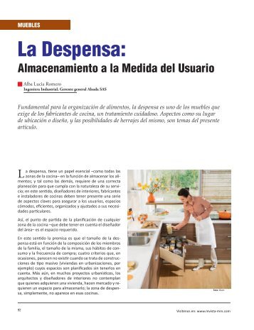 Muebles La Despensa - Revista El Mueble y La Madera