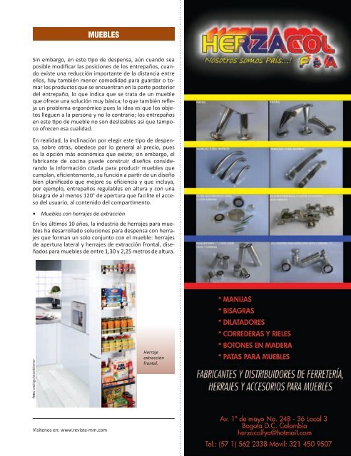 Muebles La Despensa - Revista El Mueble y La Madera