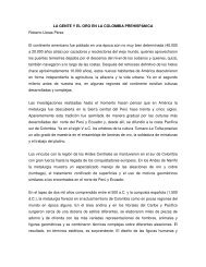 LA GENTE Y EL ORO EN LA COLOMBIA PREHISPÁNICA Roberto ...