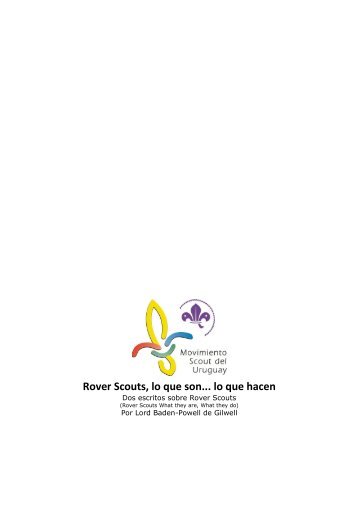 Rover Scouts...lo que son, lo que hacen.pdf - Movimiento Scout del ...