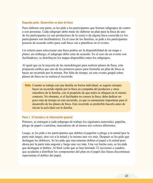 ¿Cómo elaborar un plan de finca de manera sencilla?