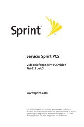 Servicio Sprint PCS® - Sprint Support