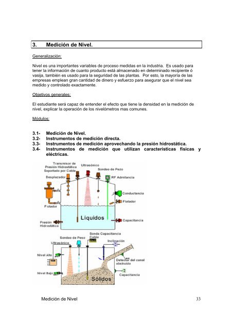 3. Medición de Nivel. - Mediateca Rimed