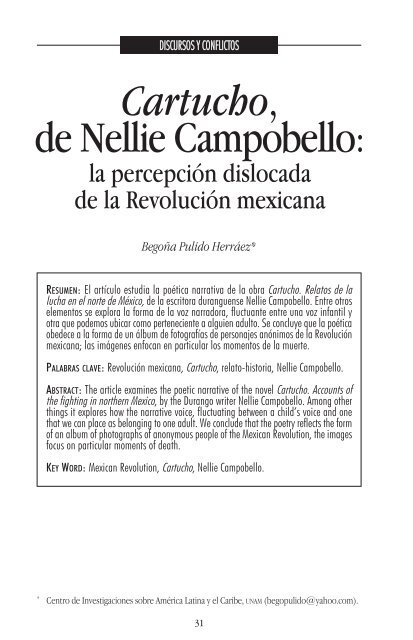 revista latinoamerica - Centro de Investigaciones sobre América ...