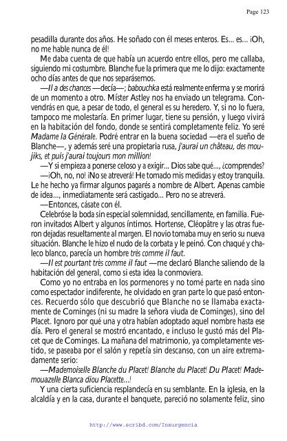 el jugador - texto