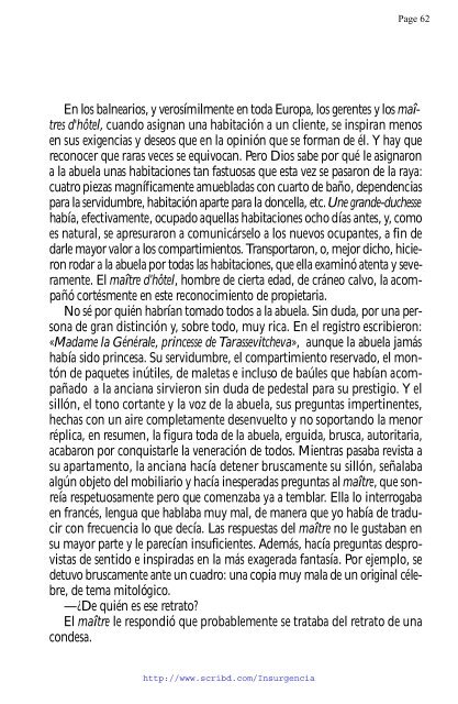 el jugador - texto