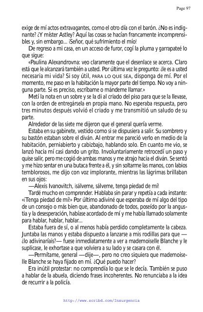 el jugador - texto