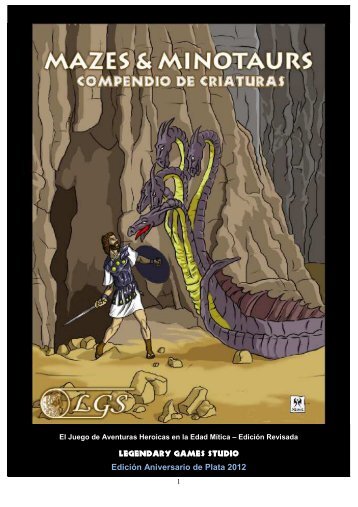 Compendio de Criaturas - Mazes & Minotaurs