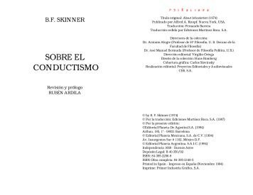 Sobre el Conductismo.pdf - Conductitlan