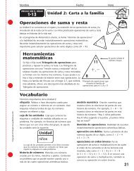 Operaciones de suma y resta Vocabulario ... - MHEonline.com