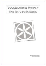 vocabulario de murias y san justo de sanabria - Furmientu