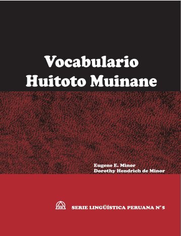 Vocabulario Huitoto Muinane