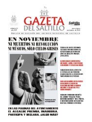 gazeta noviembre 2012.pmd - Archivo Municipal de Saltillo