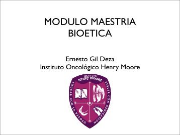 Taller de bioética - Instituto Oncológico Henry Moore