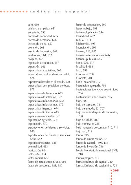 Vocabulario de economía - Universidade de Vigo