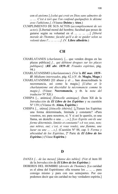 Vocabulario Espírita - O Consolador