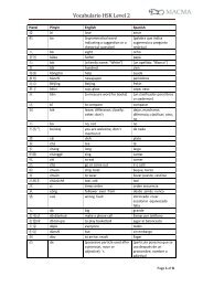 Vocabulario HSK Level 2